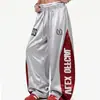 Pantalones grises versátiles de pierna ancha para hombre, nuevo de verano 2026, resistentes, holgados, de pierna recta, deportivos casuales