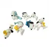 Súper lindo 7 perro blanco con 100 formas Joker algas Bola Copa Jardinería Paisaje Muñeca Copa borde Muñeca