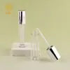 Cosméticos de Maquillaje Se Pueden Recubrir con Spray de Silicona, Brochas para Labios, Maquillaje de Labios tipo Barro, Tubos de Aceite para Labios, Botellas Transparentes, Tubos de Brillo de Labios Transparentes con Forma de Corazón de Dibujo Animado, Materiales de Empaque