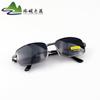 Gafas de sol nuevas informales 2018, gafas clásicas pequeñas cuadradas polarizadas, gafas de sol de metal para hombre, venta al por mayor