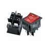 Interruptor de Barco Certificado Coreano Kc 30A Kcd4 Interruptor Basculante Doble Tarjeta Luz Indicadora Led 6 Pines 2/3 Velocidades