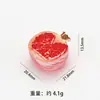 Granada Simulada Medio Pelada, Fruta Miniatura, Juguete de Comida Miniatura, Pegamento de Crema, Accesorios para Casa de Muñecas DIY