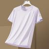 Camiseta de Manga Corta de Seda de Hielo para Hombre y Mujer Verano 2024 Ligera Holgada Deportiva Transpirable Secado Rápido Ropa Elástica Ropa de Bádminton