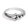 Anillo de espada retro de moda para hombre, estilo europeo y americano, ajustable, dominante, abierto, de cola única, de aleación.
