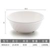 Tazón de melamina palillos tazón caótico para fideos de arroz tazón comercial de plástico porcelana para fideos tazón para avena de desayuno tazón para sopa tazón engrosado