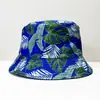 Sombrero de Pescador con Estampado de Flores Nuevas Primavera 2026 Copa Plana Sombrero Cubo Versátil Estampado Creativo para Hombre Sombrero de Sol para Mujer