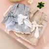 2026 Novo Estilo Vestido para Cachorro Primavera e Verão Fino Respirável Renda Gola Halter Vestido Princesa Roupa para Pet