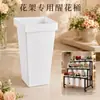 Soporte de Exhibición de Flores Cubo para Flores, Cubo Especial para Flores para Floristería Estantes Multicapa, Cubos Cuadrados y Redondos Especiales para Estantes de Flores en Forma de Escalera