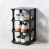 Un estante para zapatos de pelo de generación simple para puerta de varios niveles económico para el hogar sala de estar casa de alquiler artefacto de almacenamiento dormitorio zapatos