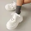 Sapatos Femininos de Salto Único Tamanho Grande Transfronteiriço 34-44, Estilo Europeu e Americano Bico Redondo Sapatos de Verniz de Salto Grosso, Sapatos de Couro de Cor Sólida Salto Alto Decotados