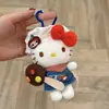 Auténtico Peluche de Dibujos Animados Sanrio Hello Kitty Bolsa Decoración Colgante Llavero Colgante