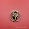 Popular Serie Bubble Mart Oro Puro 999 Pegatinas para Teléfono Móvil para Colección de Amigos Pequeños Regalos Concha de Agua Oro Al por Mayor