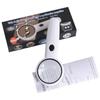 6H-5 novo portátil com LED luz roxa detector de moeda 75mm espelho 5 vezes HD lupa acrílica