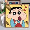 Coleção Crayon Shin diy Pintura a óleo digital feita à mão infantil Pintura decorativa de enchimento digital Pintura a óleo pintada à mão para pais e filhos
