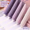 Set de cinta correctora tipo pluma color papel original, cinta correctora de alto diseño degradado para estudiantes, gran capacidad, cinta correctora silenciosa y suave