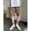 2023 Shorts de Ferramenta Masculino Verão Moda Casual Outwear Senso de Design Versátil Moda Marca Estilo Americano Calça Solta