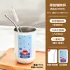 Taza de Café de Acero Inoxidable 304 Estilo Dibujos Animados Camping al Aire Libre Picnic Taza para Bebidas Frías Oficina Chica Casa Taza con Popote