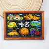 Adhesivo creativo de figura de palo para refrigerador serie de pizarrón ciudad turística wenguang pegamento de madera marea nacional regalo recuerdo