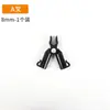 Accesorios de Tubería de Acero Recubierto de Plástico para Invernaderos, Abrazaderas de Conexión Universal en Forma de Cruz, Clips de Resorte de Acero para Fijación de Película