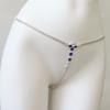 Amazon venda quente cheio de diamante safira cadeia de cintura Europeu e Americano boate moda strass corpo cadeia shorts cadeia