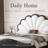 Cama Petal Branco Creme Estilo Apartamento Pequeno Quarto de Solteiro Cama de Casal Princesa Quarto Principal Estilo Francês Retrô Luxo Leve Cama de Arte em Couro