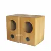 Altavoz de Bambú de 3 pulgadas Hecho a Mano Altavoz de Rango Completo de 3 pulgadas Madera Maciza Bambú Hifidiy Carcasa Vacía para Altavoz