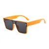 2025 Nuevas Gafas de Sol de Moda de Una Pieza con Tachuelas de Arroz Gafas de Sol Retro Infantiles Personalizadas Cómodas Marco Grande Simples