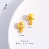 Tienda de joyería pulsera de la suerte con amuleto del zodiaco oveja enchapada en oro con hilo rojo para el año de nacimiento de mujer