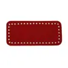 Herrajes para Bolsos DIY Fondo de Bolso Tejido Hyuna 18X8cm Base de Placa de Fondo de Cuero sin Clavos Accesorios Listos para la Venta