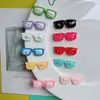 Gafas de Sol Mosaico Divertidas de Dibujos Animados Resina Hechas a Mano DIY Pegamento de Crema Funda para Teléfono Pasador Zuecos Bolso Imán para Nevera