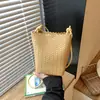 Bolso de Hombro para Mujer Estilo Coreano Color Sólido Patrón Tejido Bajo el Brazo 2026 Verano Nuevo Estilo Elegante y con Estilo de Alto Valor