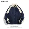 Chaqueta de Carga 2025 para Hombre Otoño Nuevo Estilo Americano Moda Exterior Marca Plankton Guapo Costura de Color Contrastante Chaqueta de Moda Casual