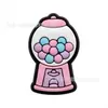 Charms de Dente de Coração para Crocs, Decorações de Sapato DIY, Acessórios de Fivela de Sapato Cartoon Destacáveis de Borracha Macia de PVC de Alta Qualidade, Venda por Atacado