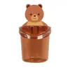 Explosiones de TikTok Oso Abrazador Taza de Almacenamiento Estante de Almacenamiento para Cepillos de Dientes Colgante de Pared Sin Taladro Baño Cepillado Taza de Agua