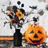 Decoraciones de Halloween Transfronterizas Creativas Cara de Fantasma Calabaza Recortes Ramo Accesorios Decoración de Fiesta en Casa Estilo Gótico