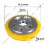 Roda de plaina de quatro faces para marcenaria Roda de pressão de poliuretano Senke Roda de borracha Jinlilong Roda de posicionamento de seis furos Huazhou Roda de alimentação Yongjun
