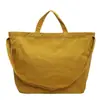 Bolsa Feminina Versátil 2025 Bolsa Transversal Grande Capacidade Nova Casual para o Dia a Dia Cor Sólida Bolsa de Ombro de Classe Bolsa Tote Ins Outono Inverno