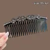 Peine de flequillo de lunares, pinza para el pelo de mujer, peinado semi-recogido en la parte trasera de la cabeza, peine invertido, accesorio para el pelo, pasador