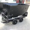 Caminhão Basculante de Carregamento Frontal, Tipo Basculante Lateral pelo Lado do Virabrequim, Veículo Tipo Caixa para Transporte de Carvão, Transportando Carvão e Cascalho