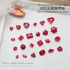 Rinestones Chinos Rojos para Uñas con Base Puntiaguda Irregulares Brillantes Gota de Agua Corazón Inclinado Cuadrado Gordo Año Nuevo Accesorios Rojos para Uñas Venta al por Mayor Transfronteriza