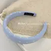 Diadema de Tela Estilo Coreano Estilo Ins con Botón de Lunares para Mujer 2026 Nueva Diadema Dulce No Aprieta la Cabeza Sensación de Alta Gama Accesorios para el Cabello
