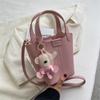 Moda Nueva 2022 Bolso de Mano Tipo Cesta de Verduras Todo Fósforo Bolso Cruzado Texturizado Bolso Pequeño para Mujer