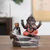 Quemador de incienso de reflujo Dios elefante indio directo de fábrica, quemador de aromaterapia creativo, decoración especial para el hogar interior, venta al por mayor especial, se puede enviar en representación