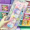 Celebridade da Internet Fofa Sanrio Moinho de Vento Giratório Desenho Animado Presilha de Cabelo Infantil para Alunos do Ensino Fundamental, Presilha para Franja, Grampo de Cabelo