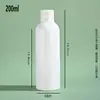 Fábrica de Origen Botella de Plástico Blanca Pe con Tapa Flip-Top Mariposa, Botella para Subempaque, Botella de Empaque para Cuidado Personal y Químicos de Uso Diario, Al por Mayor en Stock