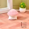 Pingente Chaveiro Corrente de Celular Acessório Ornamento Cogumelo Bebê Resina DIY Fofo e Macio