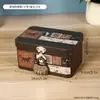 Caixa de Armazenamento de Ferro Estilo Medieval com Fechadura, Caixa de Armazenamento para Decoração de Casa, Caixa de Armazenamento de Joias para Mesa, Pote de Armazenamento para Diversos