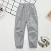 Pantalones de forro polar a prueba de viento e impermeables para niñas, adecuados para niños mayores, pantalones de primavera y otoño, forrados de polar para abrigar en otoño e invierno, pantalones de esquí modernos