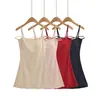 Vestido puramente seductor de un solo hombro para mujer, estilo retro de nicho de verano con un diseño que ciñe la cintura, vestido corto sexy