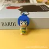 Chaveiro de Boneca Animação Desenho Animado Força Secreta da Mente Pingente para Mochila Caixa Surpresa Chaveiro Tridimensional de Borracha Macia Pequeno Presente